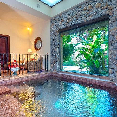 Casa Flores Con Piscina Interior Climatizada 알카우씬 외부 사진