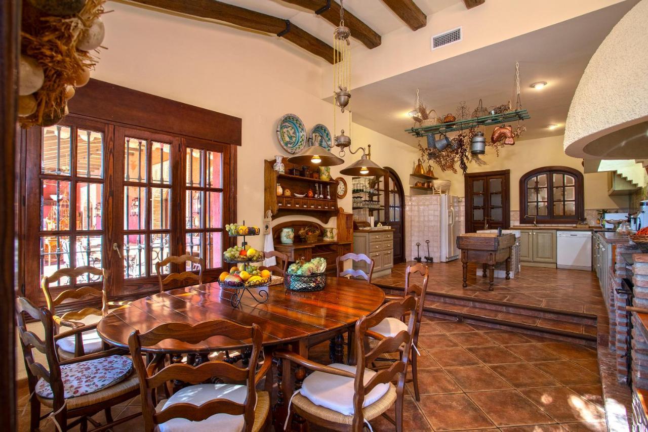 Casa Flores Con Piscina Interior Climatizada 알카우씬 외부 사진