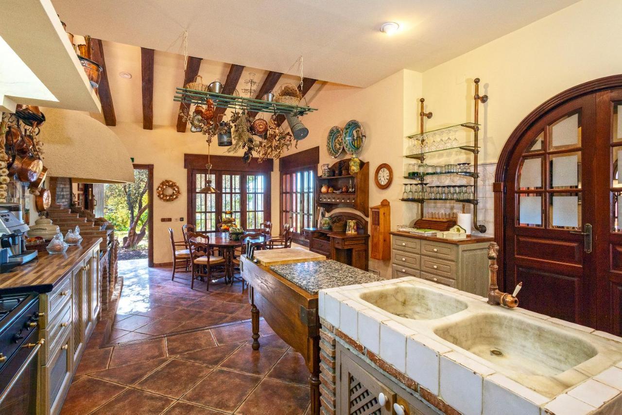 Casa Flores Con Piscina Interior Climatizada 알카우씬 외부 사진